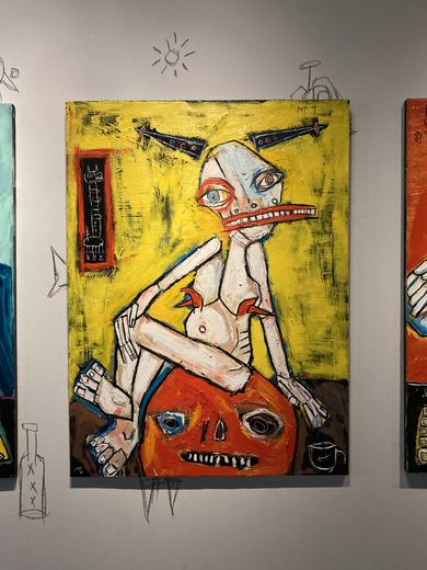 Installation view, Life and Limb, 2021