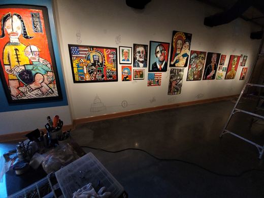 Installation view, Life and Limb, 2021