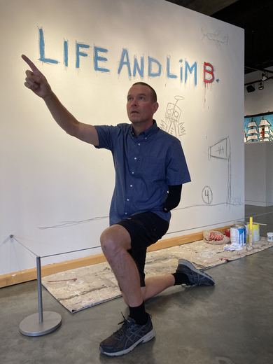 Matt Sesow visits Life and Limb, October 4, 2021