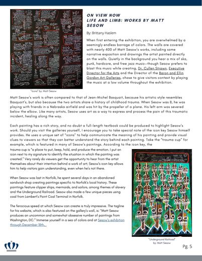 Institute for the Humanities newsletter, ODU, October 2021.