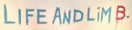 The exhibition logo, in Matt's lettering.