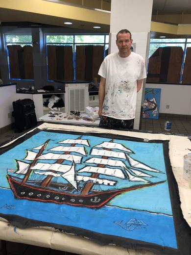 "Clipper Ship" in progress, May 13, 2021.