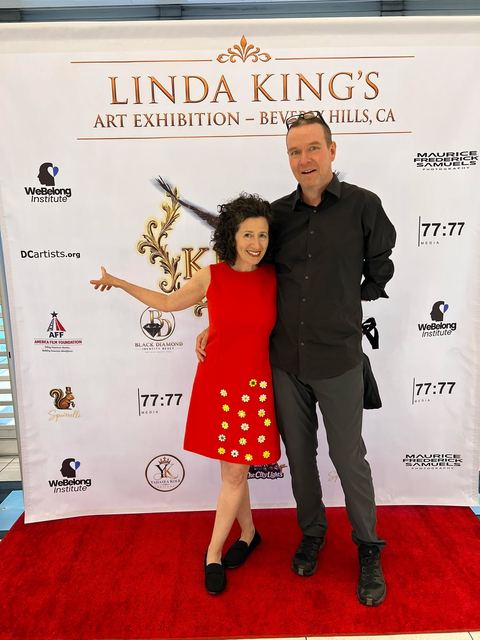 June 21: “opening in Los Angeles last night with Dana Ellyn.” The red carpet.
