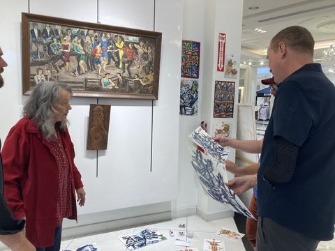 Opening reception, June 20, 2026, BLVK Book, Beverly Center — photograph 54 of 109