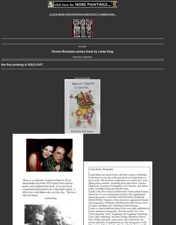 “Sesow Illustrates poetry book by Linda King — Bukowski Undigested”: Page 1