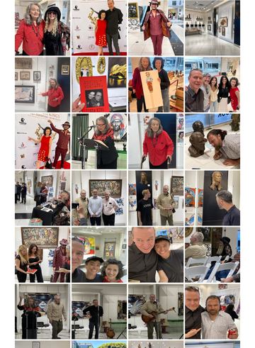 “Linda King’s Art, Books and Poetry” exhibit — Dana Ellyn: Exhibits & Press: Page 2
