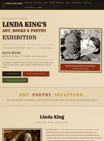 lindakingarts.com — Linda King’s Art, Books & Poetry Exhibition: Page 1