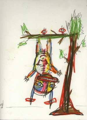 Original painting for Linda King’s Bukowski Undigested (2008), by Matt Sesow — 1 of 41
