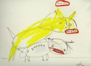 Original painting for Linda King’s Bukowski Undigested (2008), by Matt Sesow — 8 of 41