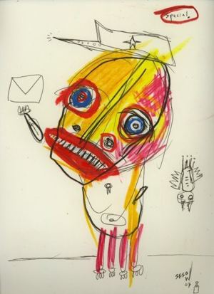 Original painting for Linda King’s Bukowski Undigested (2008), by Matt Sesow — 10 of 41