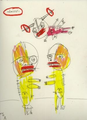 Original painting for Linda King’s Bukowski Undigested (2008), by Matt Sesow — 16 of 41