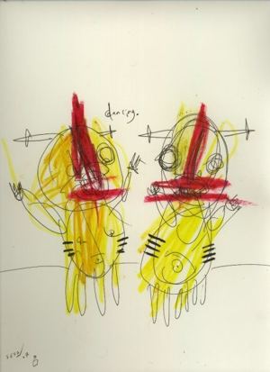 Original painting for Linda King’s Bukowski Undigested (2008), by Matt Sesow — 22 of 41