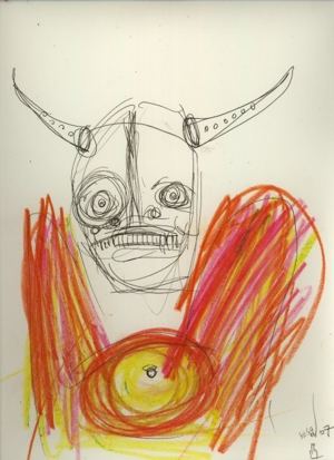 Original painting for Linda King’s Bukowski Undigested (2008), by Matt Sesow — 39 of 41