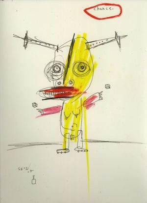 Original painting for Linda King’s Bukowski Undigested (2008), by Matt Sesow — 41 of 41