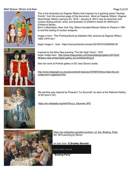 Page 5 of 21 — the sources: Wilson, Neel, Picasso, Renoir