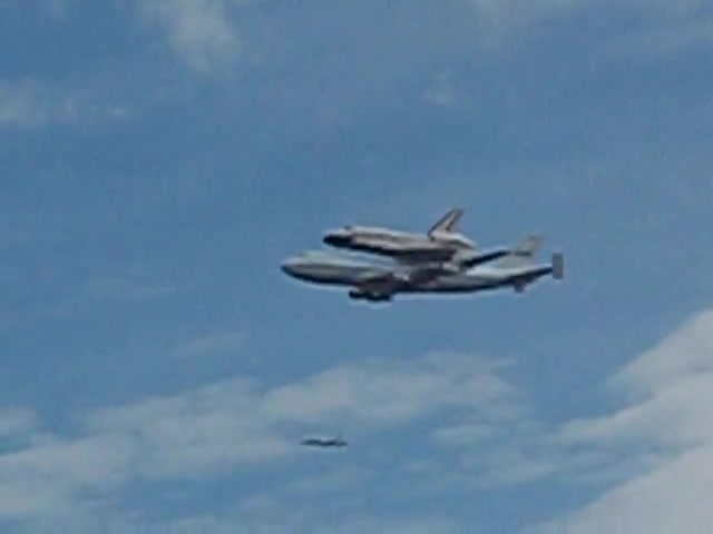 Discovery heading for Virginia.