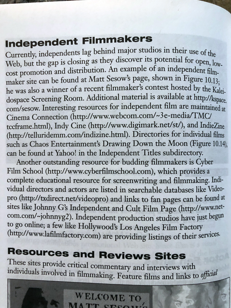 Table of contents showing Chapter 10 on Visual Art