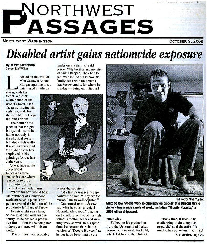Matt Sesow Interview, 2002: image 01 from the original sesow.com press page