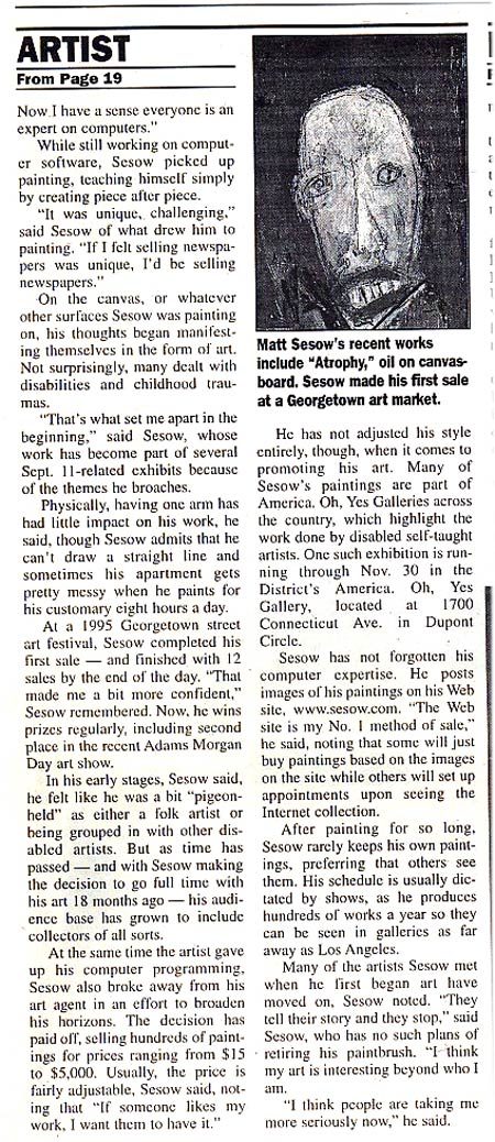 Matt Sesow Interview, 2002: image 02 from the original sesow.com press page