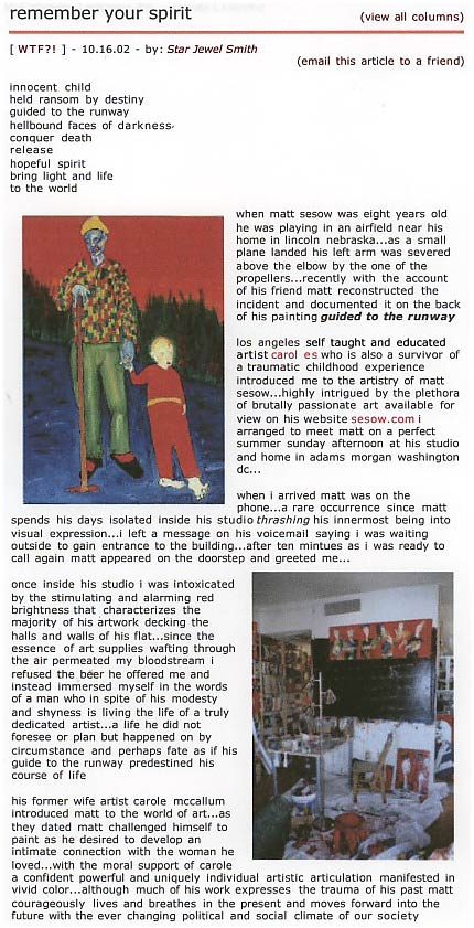 Sesow interview, 2002: image 02 from the original sesow.com press page