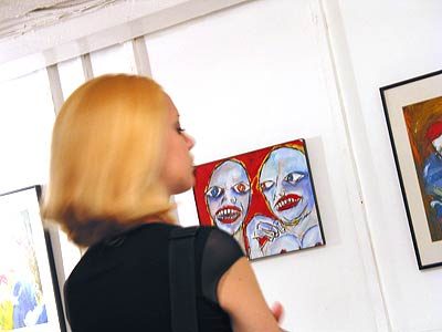 B-Side group show (2003), from Matt Sesow's press archive