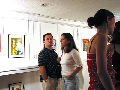 B-Side group show (2003), from Matt Sesow's press archive