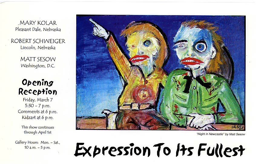 Sesow showing in Lincoln (2003), from Matt Sesow's press archive