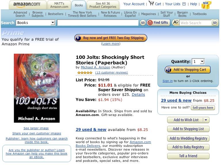 100 Jolts (2004), from Matt Sesow's press archive