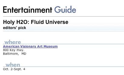 Visionary Art Museum, 2005: image 08 from the original sesow.com press page