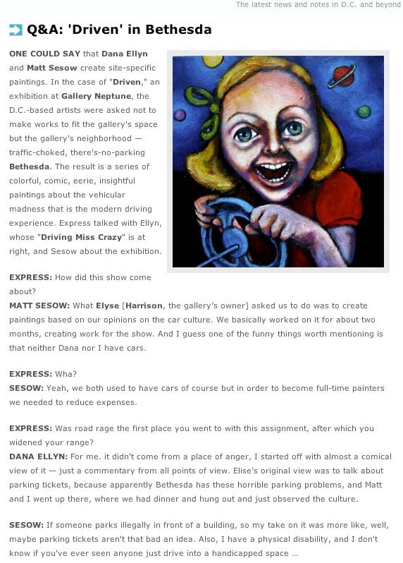 Two-person show, 2006: image 14 from the original sesow.com press page