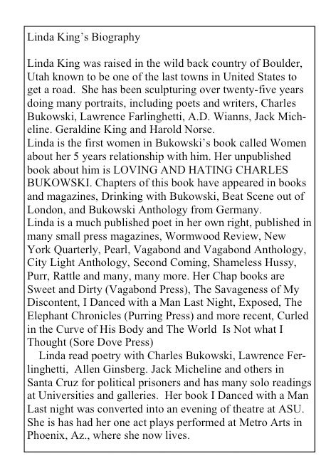Bukowski Undigested, 2008: image 03 from the original sesow.com press page