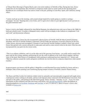 'Life and Limb: Works by Matt Sesow' at the Baron and Ellin Gordon Art Galleries, Old Dominion University (press, page 2