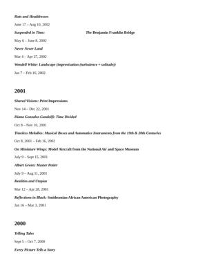 Exhibition Archive, page 8