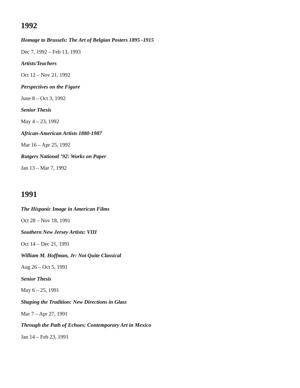 Exhibition Archive, page 13
