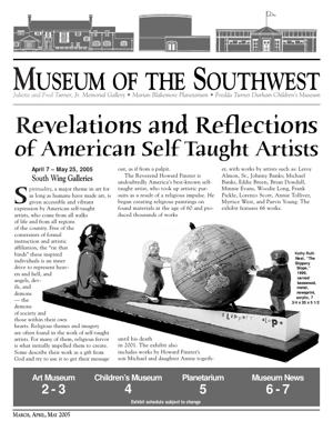 Museum of the Southwest newsletter, March–May 2005, page 1