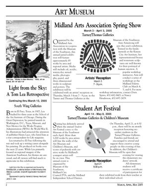 Museum of the Southwest newsletter, March–May 2005, page 2